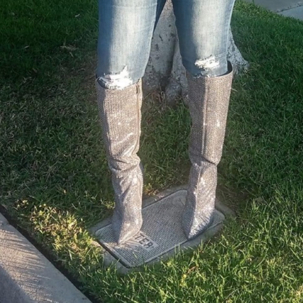 Pewter Knee Boot